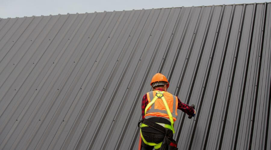 Professional metal roof installation services in Midland, VA